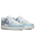 Nike Air Force 1 Low Azzurro Armory e Bianco in Pelle e Scamosciato