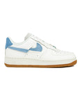 Nike Air Force 1 '07 Inside Out Bianco con Dettagli Azzurri