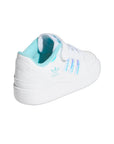 Adidas Forum Low Bambina Bianche con Dettagli Iridescenti