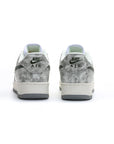 Nike Air Force 1 Low Grigio Marmorizzato con Swoosh Verde Militare