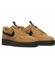 Nike Air Force 1 Low Marrone Wheat con Swoosh Nero