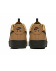 Nike Air Force 1 Low Marrone Wheat con Swoosh Nero