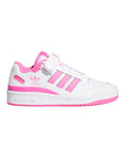 Adidas Forum Low Bambini Bianche e Rosa Sneakers Casual
