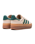 Adidas Gazelle Bold Cream White Green sneakers basse platform donna in bianco crema - dettaglio suola