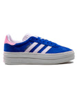Adidas Gazelle Bold Scarpe Blu Lucido e Rosa Donna Platform Retro