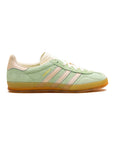 Sneakers Adidas Gazelle Indoor Verde Pastello e Beige in Suede