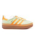 Adidas Gazelle Bold Scarpe Verde Chiaro e Arancione Donna Retro