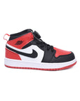 Nike Air Jordan 1 High Bambino Rosse e Nere Bred Toe Sneaker