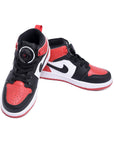 Nike Air Jordan 1 High Bambino Rosse e Nere Bred Toe Sneaker