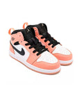 Nike Air Jordan 1 Mid Bambina Rosa Quarzo Nero Bianco Elegante