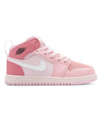 Nike Air Jordan 1 Mid Bambina Rosa Digital Bianco Pastello
