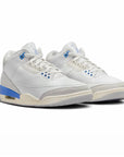 Nike Air Jordan 3 Retro Lucky Shorts Bianco Grigio Blu Uomo - 2