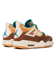 Nike Air Jordan 4 Retro Cacao Wow Marrone Crema Azzurro Uomo