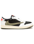 Nike Air Jordan 1 Low OG Travis Scott Reverse Olive Nero Bianco Uomo