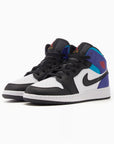 Nike Air Jordan 1 Mid Nero Bianco Viola Grape Retro
