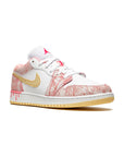 Nike Air Jordan 1 Low Paint Drip Donna Uomo Rosa Oro