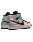 Nike Air Jordan 1 Mid Rosa Iridescente Nero Donna