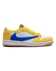 Nike Air Jordan 1 Low Giallo Canary Travis Scott Pelle Premium
