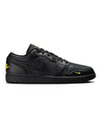 Nike Air Jordan 1 Low Nero Elephant Print Giallo Neon Uomo - 1