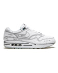 Nike Air Max 1 Sketch Schematic Bianco Uomo Sneakers Design Esclusivo