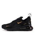 Nike Air Max 270 Nero Oro Uomo Sneakers Moderne e Eleganti