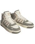 Adidas Post Up Sneakers Bianche e Taupe Uomo Stile Retro Basket