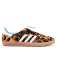 Adidas Samba Pony Leo x Wales Bonner sneakers basse uomo e donna in marrone - vista laterale