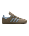 Adidas Samba Orbit Green x Pharrell x Humanrace sneakers basse uomo e donna in verde - vista laterale