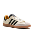Adidas Samba Core White Core Black JJJJound sneakers basse uomo e donna in bianco nero - vista frontale