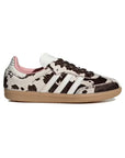 Adidas Samba Cow Print sneakers basse uomo e donna in bianco nero - vista laterale