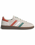 Adidas Handball Spezial Scarpe Beige con Dettagli Verde e Arancione Uomo Retro