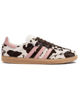 Adidas Samba Cow Print Dark Brown Wonder Mauve sneakers basse uomo e donna in marrone - vista laterale