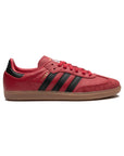 Adidas Samba Team Bayern Munich sneakers basse uomo e donna in nero rosso - vista laterale