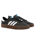 Adidas Samba rose Black sneakers basse uomo e donna in nero - vista frontale