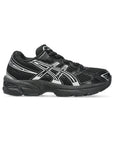 Asics GEL-1130 Black Pure Silver sneakers uomo e donna in nero argento - vista laterale