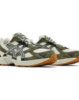 Asics GEL-1130 Pale Oak Mantle Green sneakers uomo e donna in verde - vista frontale