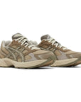 Asics GEL-1130 Wood Crepe Mink sneakers uomo e donna in multicolore - vista frontale