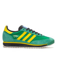 Adidas SL 72 Scarpe Verde con Strisce Gialle Uomo Vintage Retro