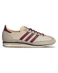 Adidas SL 72 Scarpe Beige e Bordeaux Uomo Stile Retro Vintage