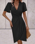 Abito da portafoglio da donna Harper - elegante abito a croce con v e tazza regolabile per tutte le occasioni