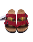 Birkenstock Arizona Red sandali unisex in multicolore - dettaglio suola