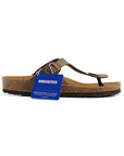 Birkenstock Gizeh Brown infradito unisex in marrone - vista laterale