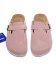 Birkenstock Boston Pink ciabatte unisex in multicolore - dettaglio suola
