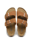 Birkenstock Arizona Light Brown sandali unisex in marrone chiaro - dettaglio suola