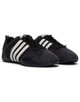 Adidas Ballerine Black Chalk x Bad Bunny ballerine uomo e donna in bianco nero - vista frontale