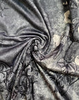 Blair | Abito midi asimmetrico da donna con arte astratta