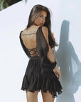 Charlotte | Vestito estivo da donna a maniche lunghe corto