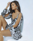 Charlotte | Vestito estivo da donna a maniche lunghe corto