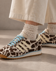 Adidas SL 72 Cow Print Crystal Linen sneakers basse donna in beige - vista posteriore