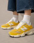 New Balance 9060 Varsity Gold Giallo Uomo Donna - 4